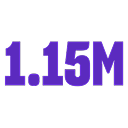1.15 million