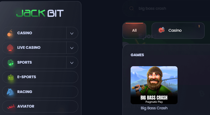 Jackbit Casino crash games