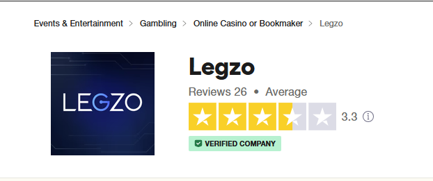 Legzo Trustpilot reviews