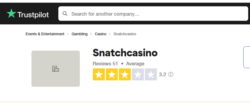 Snatch casino on Trustpilot
