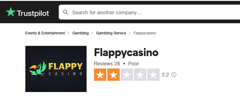 flappy casino on trustpilot